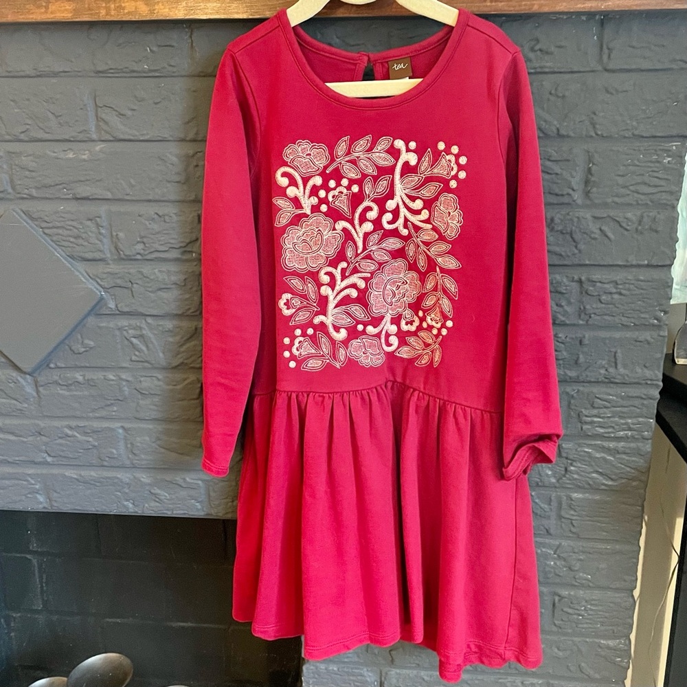 Folkloric embroidered dress from Tea, Size 7